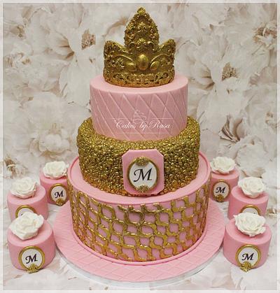 Tiara cake with mini cakes - Cake by Cakes by Rasa
