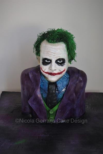 Heath Ledger's 'Joker' cake  - Cake by Nicola Gerrans 