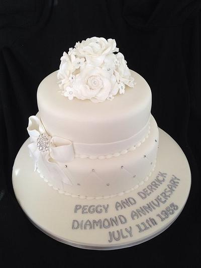 Diamond anniversary - Cake by Cherry Delbridge