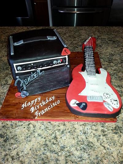 Fender cake - Cake by Jennifer