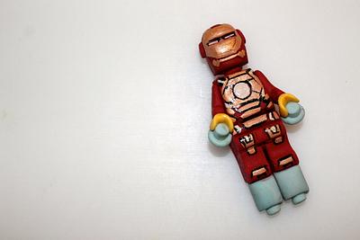 Lego Iron man tutorial - Cake by Zoe's Fancy Cakes