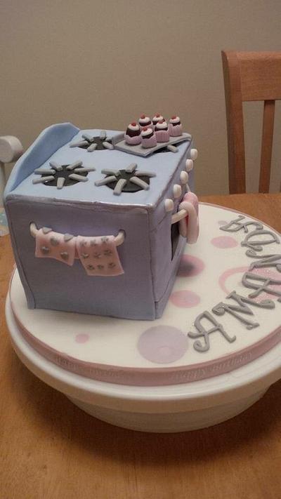 Cooker style cake - domestic goddess! - Cake by Little C's Celebration Cakes