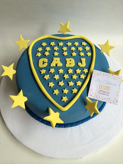 Futbol Boca Juniors - Cake by Lasdipe