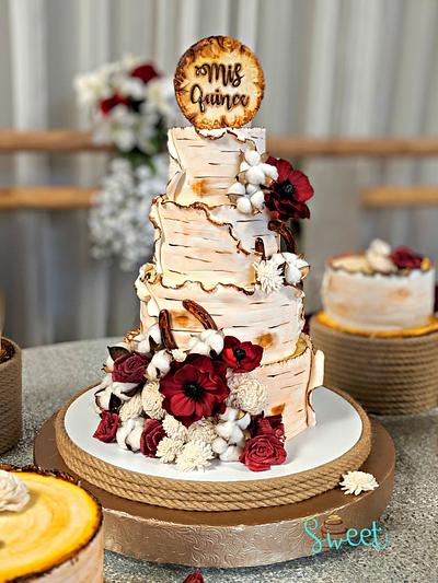 Birch Cake  - Cake by Sweet Heaven Cakes