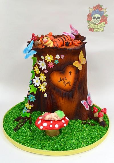 Tigger christening cake  - Cake by Karen Keaney
