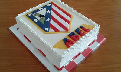 ATLETICO MADRID COAT CAKE - Cake by Camelia