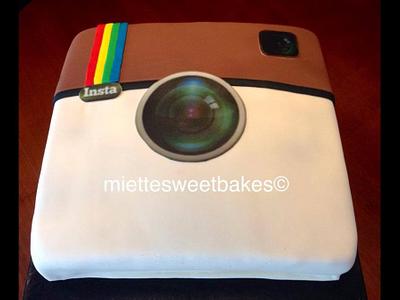 Instagram Birthday Cake - Cake by miettesweets