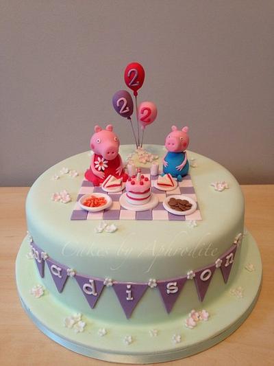 Peppa pig teaparty  - Cake by Frances 