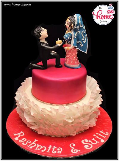Engagement cake - Cake by Suchita kunder