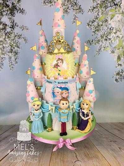 princess castle birthday cake  - Cake by Melanie Jane Wright