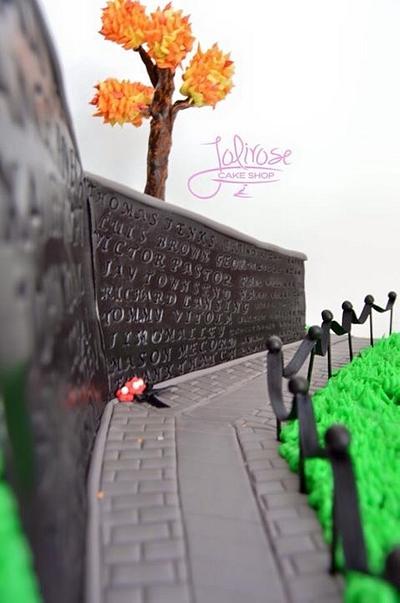 Vietnam Memorial - Cake by Jolirose Cake Shop