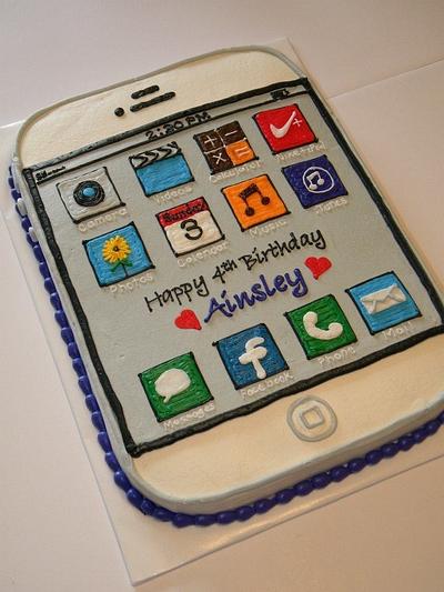 iPhone Cake - Cake by Jennifer Leonard
