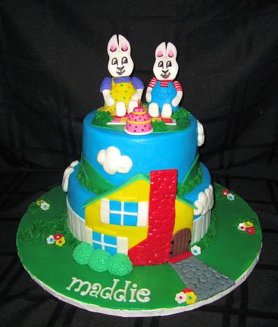 Max and Ruby Cake - Cake by Cuteology Cakes 