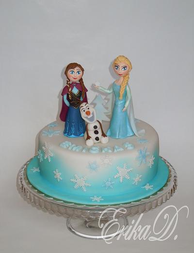 Frozen - Cake by Derika