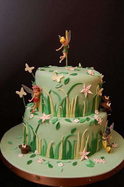 Fairies Birthday Cake - Cake by It's a Cake Thing 