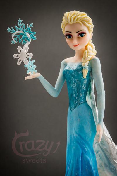 Elsa Cake for my little Angel - Cake by Crazy Sweets
