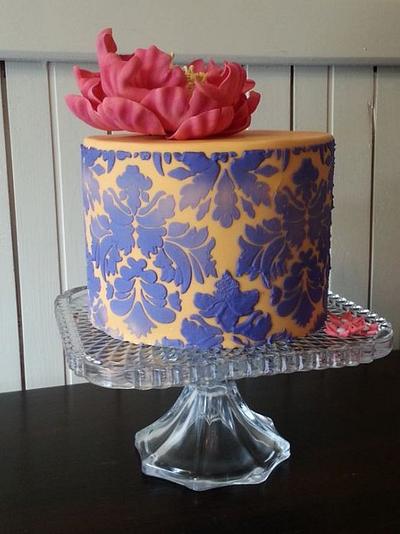 Bright and colourful surprise birthday cake with cookies - Cake by Esther Scott