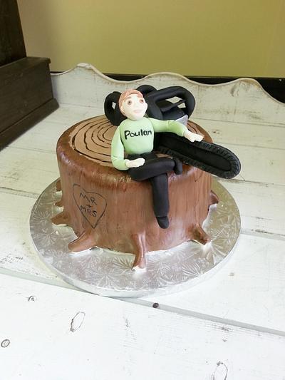 Groom's Cake - Cake by Cookie Nook