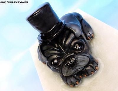Mr Pug - Cake by Sassy Cakes and Cupcakes (Anna)
