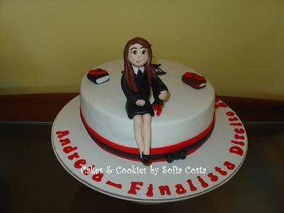 Graduation Cake - Cake by Sofia Costa (Cakes & Cookies by Sofia Costa)