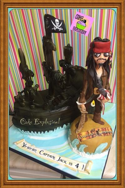 Captain Jack Sparrow & the Black Prarl - Cake by Cake Explosion!