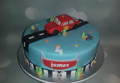 Cars cake. - Cake by Pluympjescake
