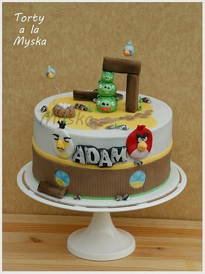 angry birds - Cake by Myska