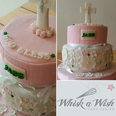 First communion Cake - Cake by whisk a wish homebaking
