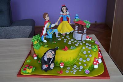 Snow White - Cake by Zaklina