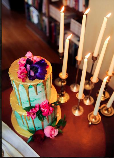 Boho Chic Wedding Cake - Cake by Tiffany DuMoulin