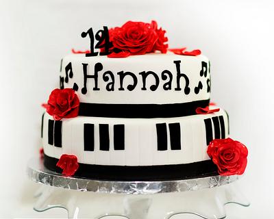 Piano  - Cake by Anchored in Cake
