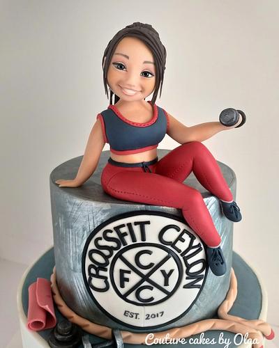 Crossfit - Cake by Couture cakes by Olga