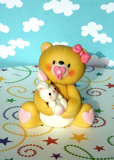 Baby Bear cake topper - Cake by Isabella Coppola 