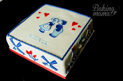 Delfts blauw, dutch cake - Cake by Clarita_bakingmama