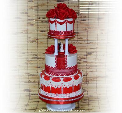 Classic in red - Cake by Oksana Kliuiko