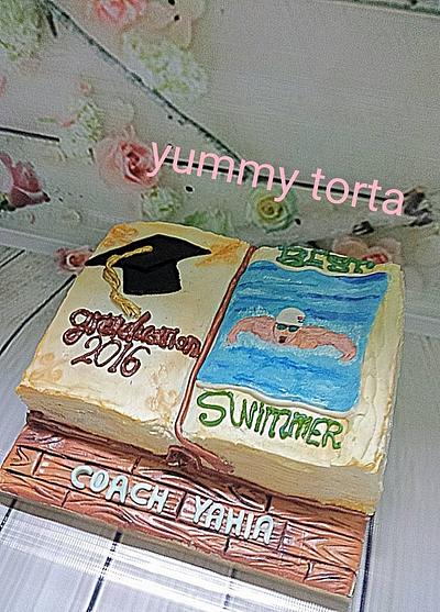  Graduation Book cake  - Cake by Yummytorta