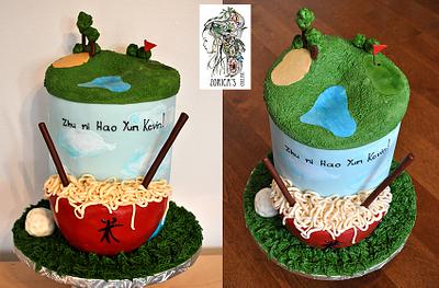 golf course cake - Cake by Hajnalka Mayor