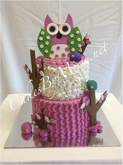 Owl Baby Shower Cake - Cake by Emily Herrington