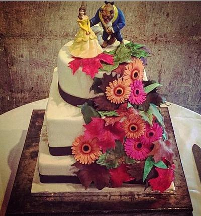 Autumn wedding cake  - Cake by Paul Kirkby