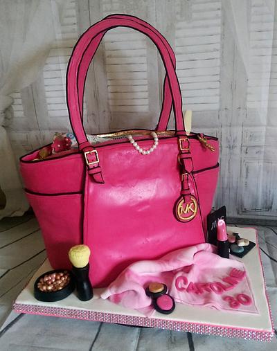 Pink Handbag - Cake by MySugarFairyCakes