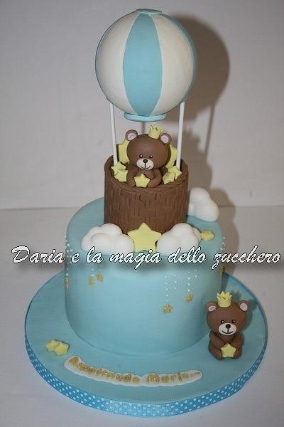  teddy bear in a hot air balloon - Cake by Daria Albanese