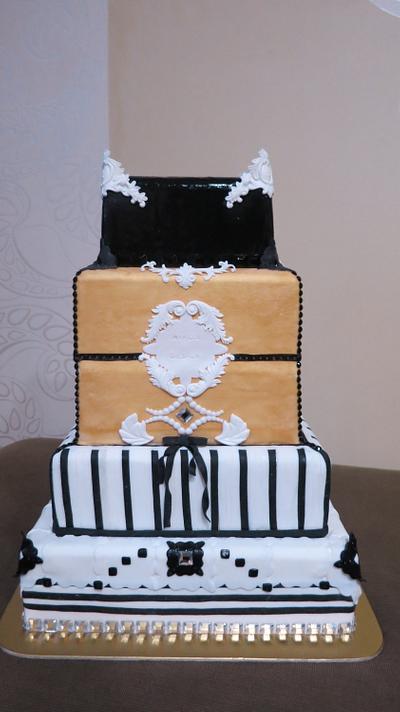 barroco wedding cake - Cake by CAKEDESIGNbyMIRQA