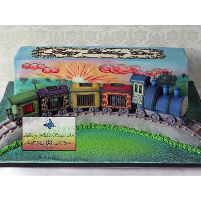 "Vintage Circus Train" - Cake by Allways Julez