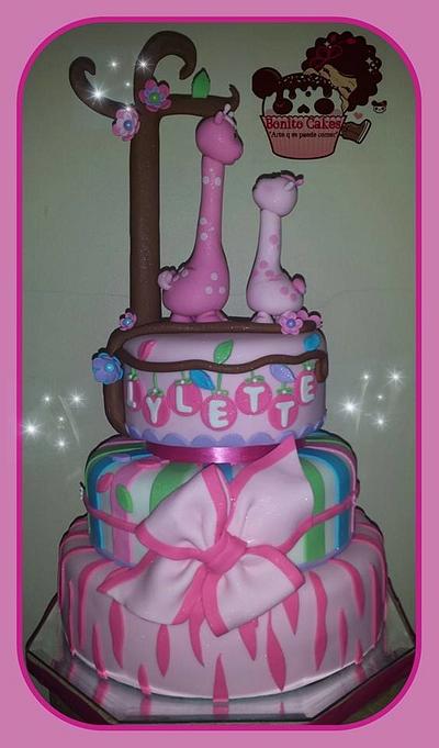 Giraffes Cake! - Cake by Bonito Cakes "Arte q se puede comer"