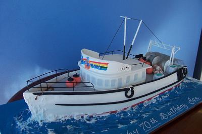 Fishing Trawler - Cake by Paul Delaney of Delaneys cakes