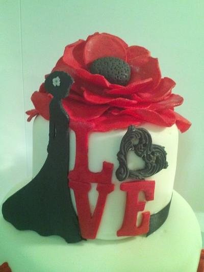 bridal shower cake - Cake by Shylonda Waters