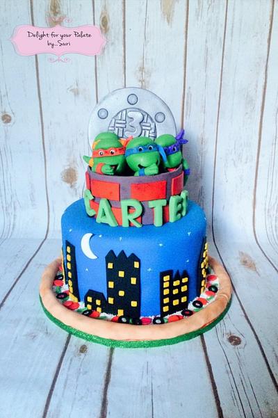 Teenage Mutant Ninja Turtle  - Cake by Delight for your Palate by Suri