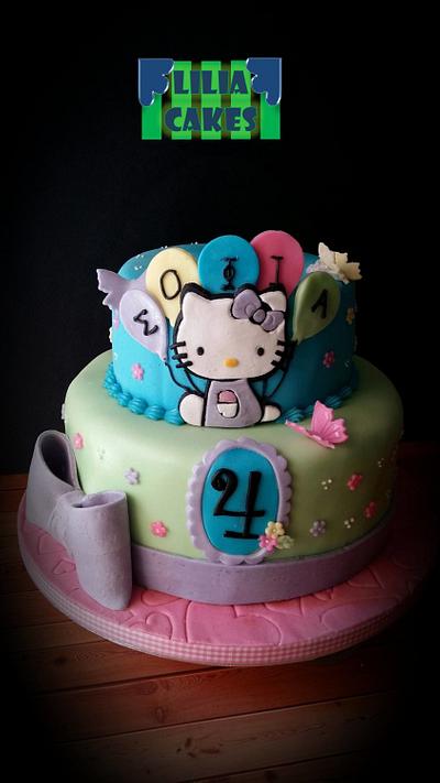 Hello Kitty Cake  - Cake by LiliaCakes