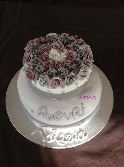 rose cake - Cake by sara samperi rapisarda