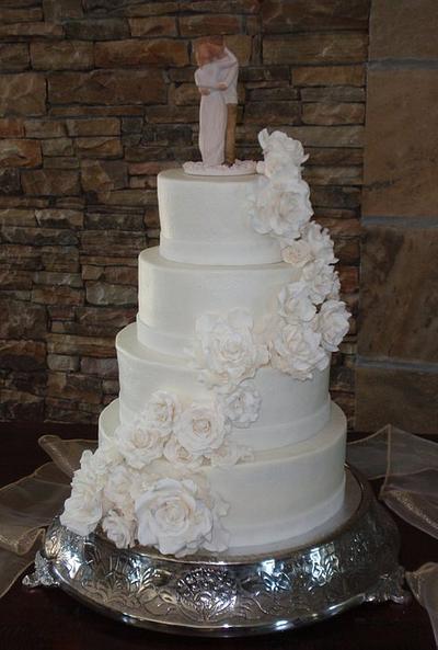 Caroline's Wedding Cake - Cake by PamIAm